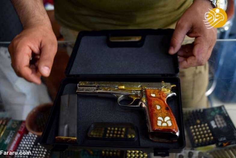 فروش قانونی اسلحه در نجف 