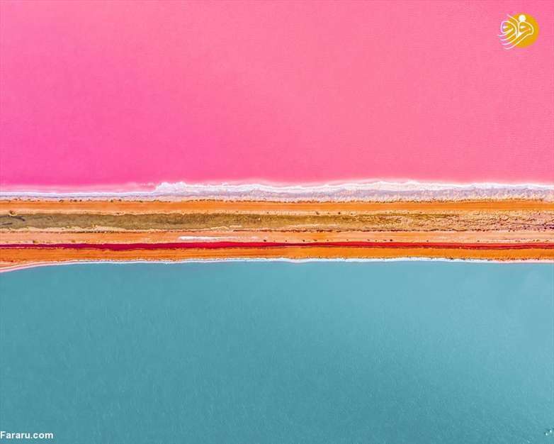 دریاچه صورتی رنگ! 