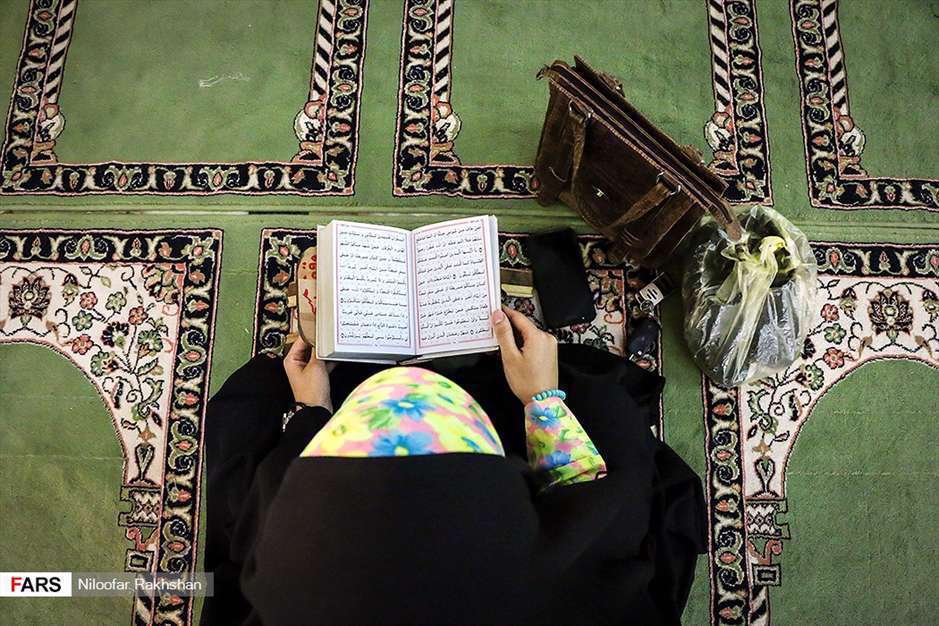 جزء خوانی قرآن کریم درمصلی « شهرکرد »