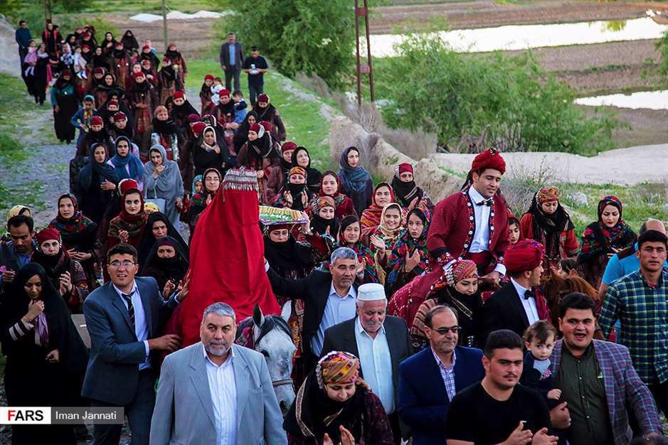عروسی سنتی در روستای « لائین » 