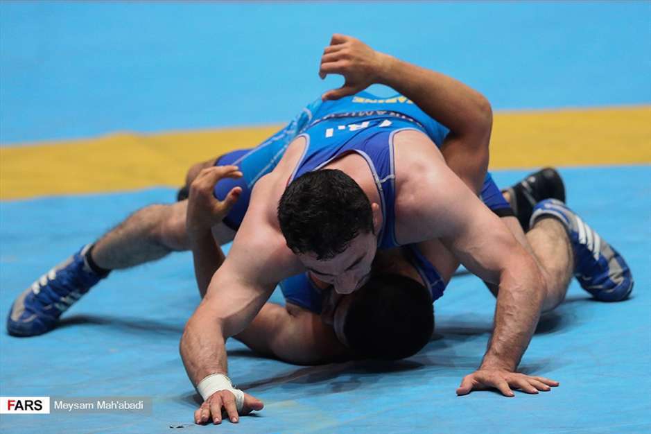 تمرین تیم ملی کشتی فرنگی