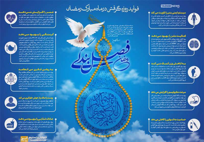 فواید روزه گرفتن در ماه رمضان 