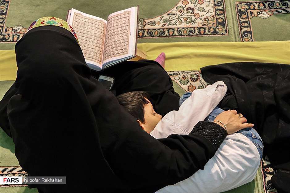 جزء خوانی قرآن کریم درمصلی « شهرکرد »