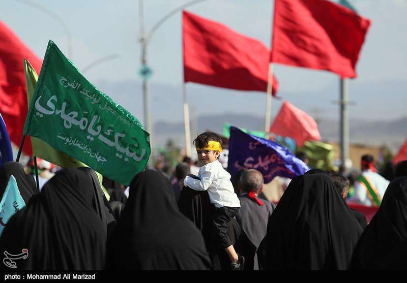 پیاده روی کاروان بزرگ قدمی برای ظهور به سمت جمکران 