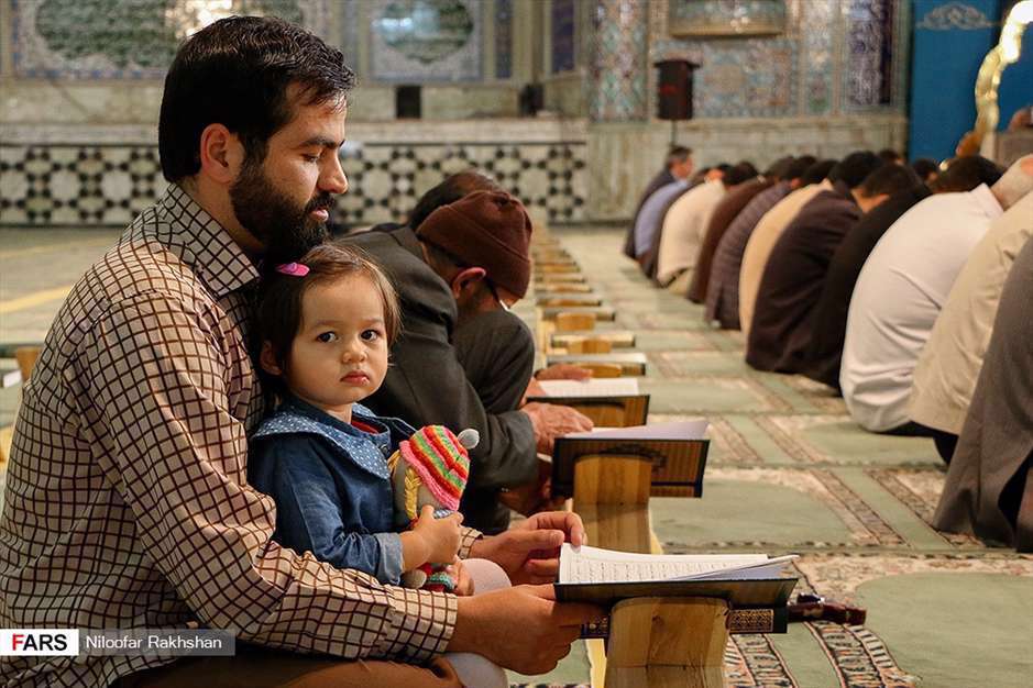 جزء خوانی قرآن کریم درمصلی « شهرکرد »