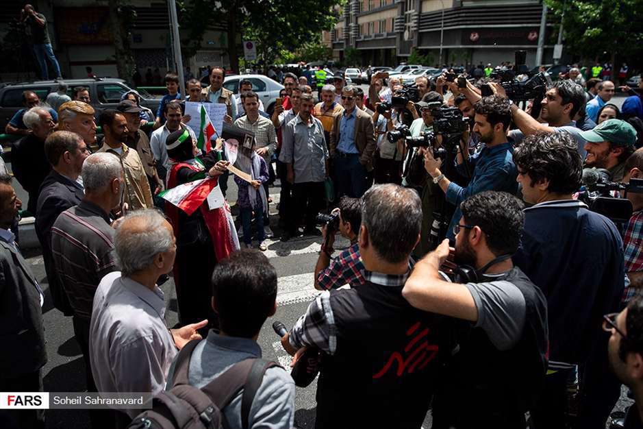 راهپیمایی حمایت از «بیانیه شورای عالی امنیت ملی» در تهران