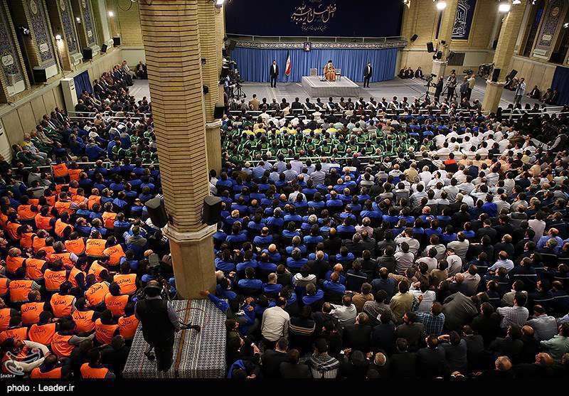  دیدار جمعی از کارگران سراسر کشور با رهبر معظم انقلاب