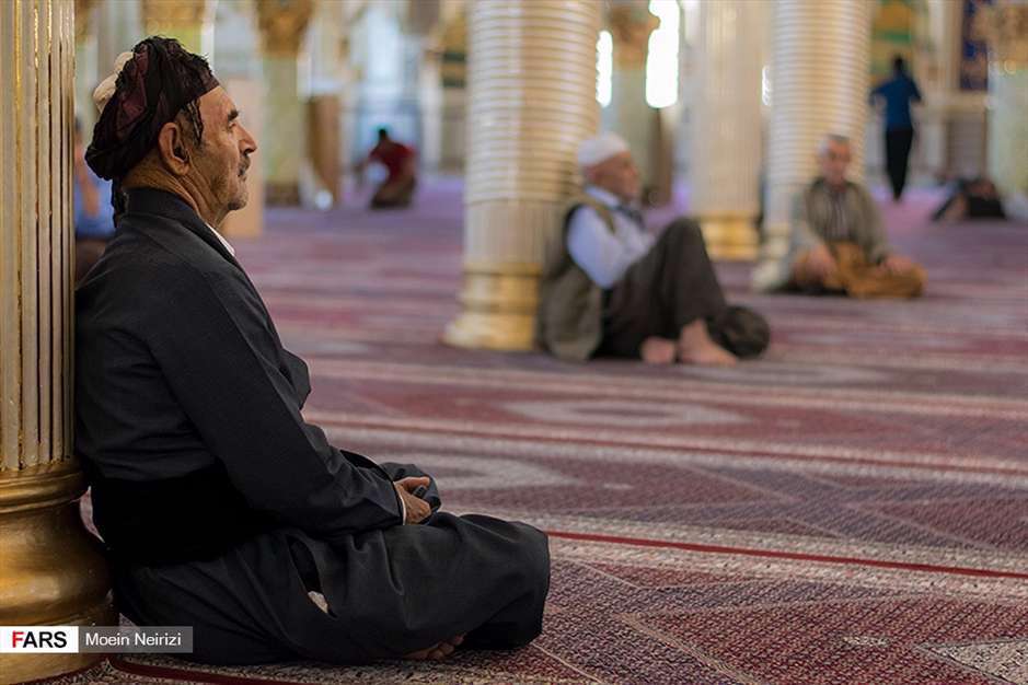 جزء خوانی قرآن کریم در«مسجد شافعی» کرمانشاه 