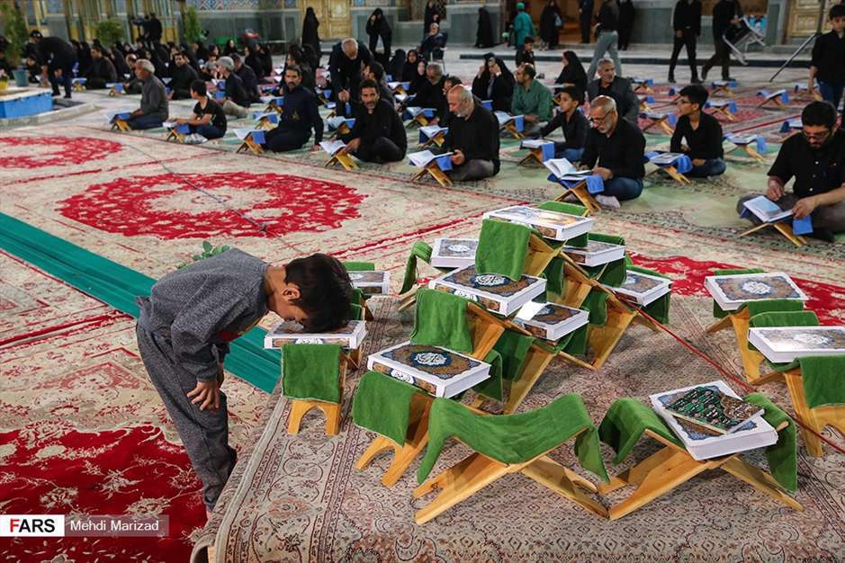 آئین جزء خوانی قرآن در امامزاده محمد هلال بن علی(ع)