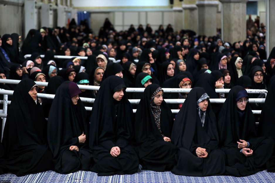 دیدار جمعی از دانشجویان