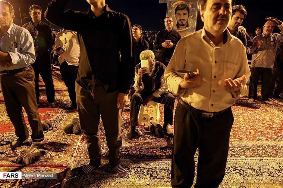 شب قدر در نیایشگاه حضرت خضر نبی(ع) در قم