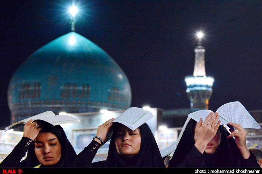 شب قدر در مشهد ، حرم مقدس رضوی