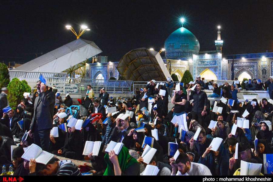 شب قدر در مشهد ، حرم مقدس رضوی