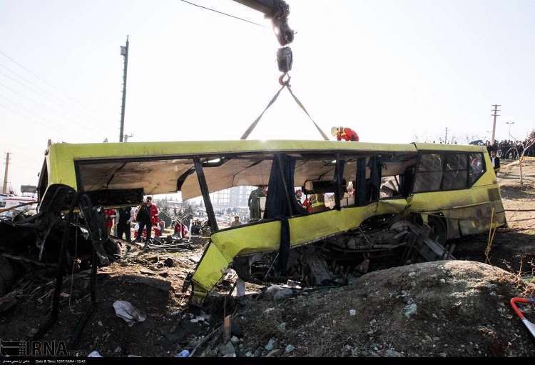 حادثه واژگونی اتوبوس دانشگاه علوم تحقیقات