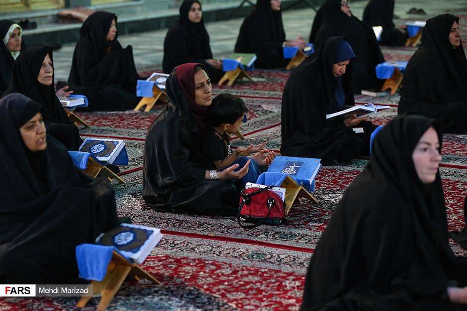 آئین جزء خوانی قرآن در امامزاده محمد هلال بن علی(ع)