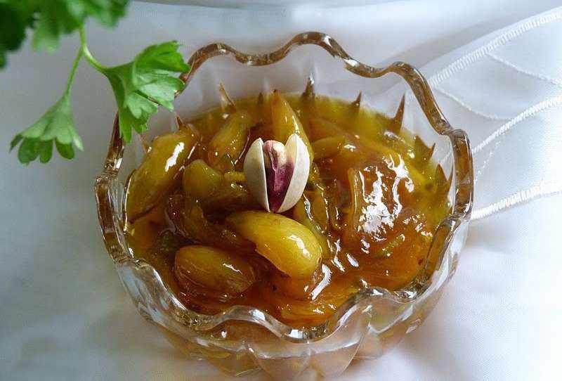 مربای پوست پسته
