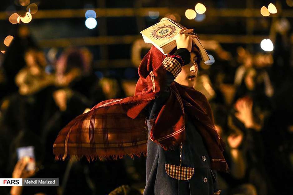 شب قدر در نیایشگاه حضرت خضر نبی(ع) در قم