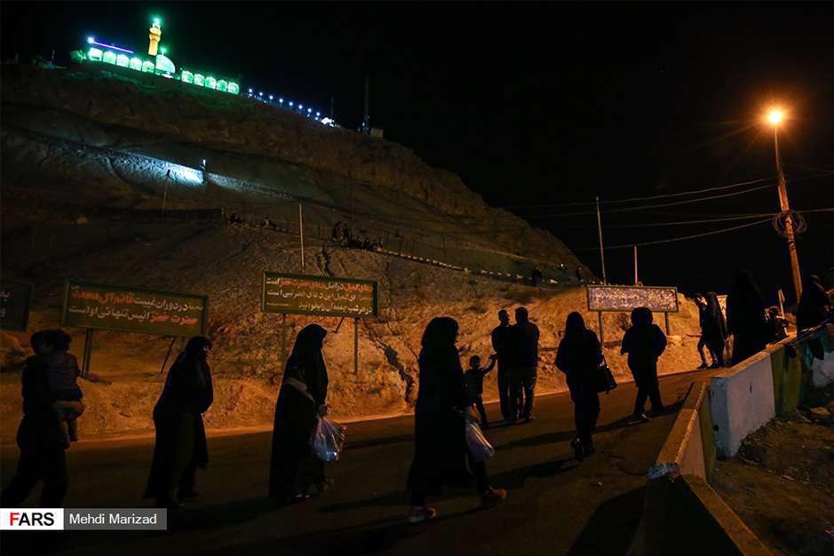 شب قدر در نیایشگاه حضرت خضر نبی(ع) در قم