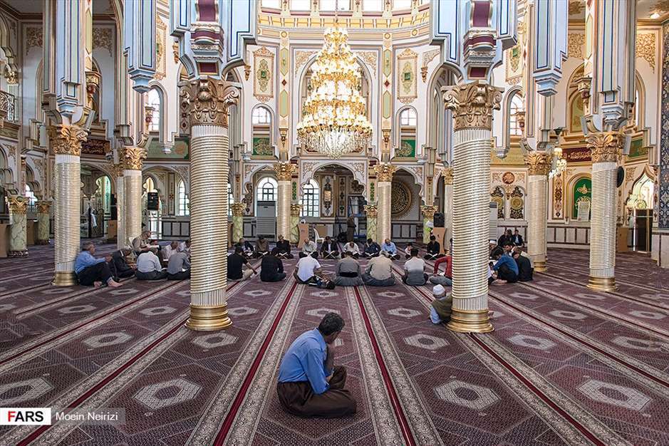 جزء خوانی قرآن کریم در«مسجد شافعی» کرمانشاه 