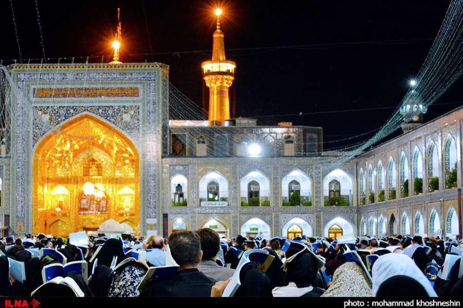 شب قدر در مشهد ، حرم مقدس رضوی