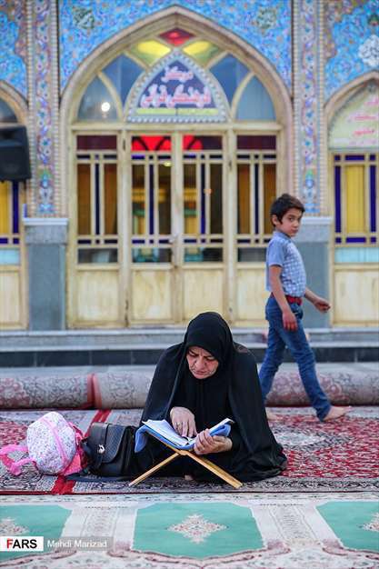 آئین جزء خوانی قرآن در امامزاده محمد هلال بن علی(ع)