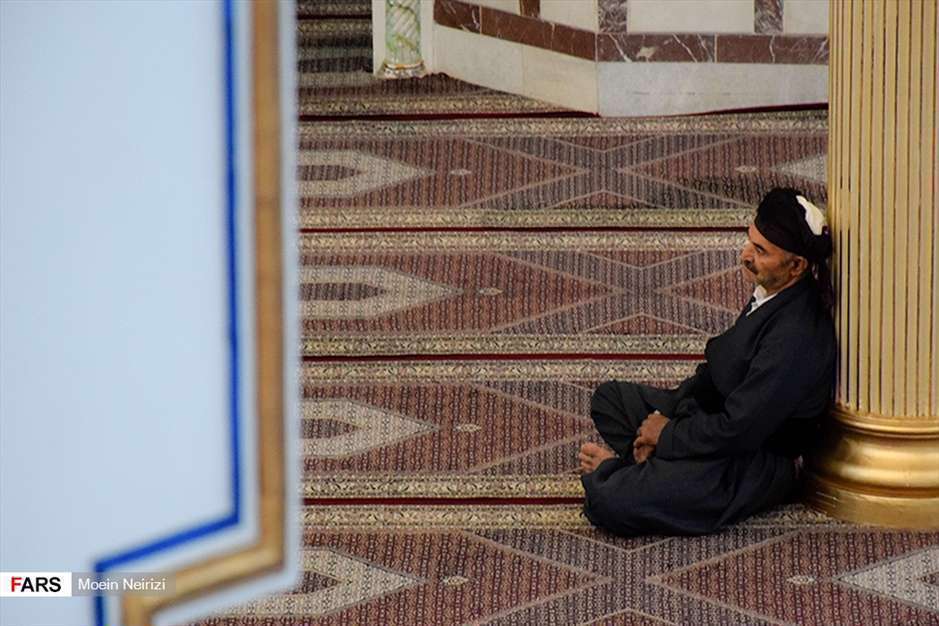 جزء خوانی قرآن کریم در«مسجد شافعی» کرمانشاه 