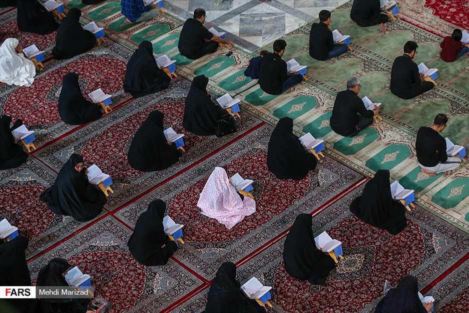 آئین جزء خوانی قرآن در امامزاده محمد هلال بن علی(ع)