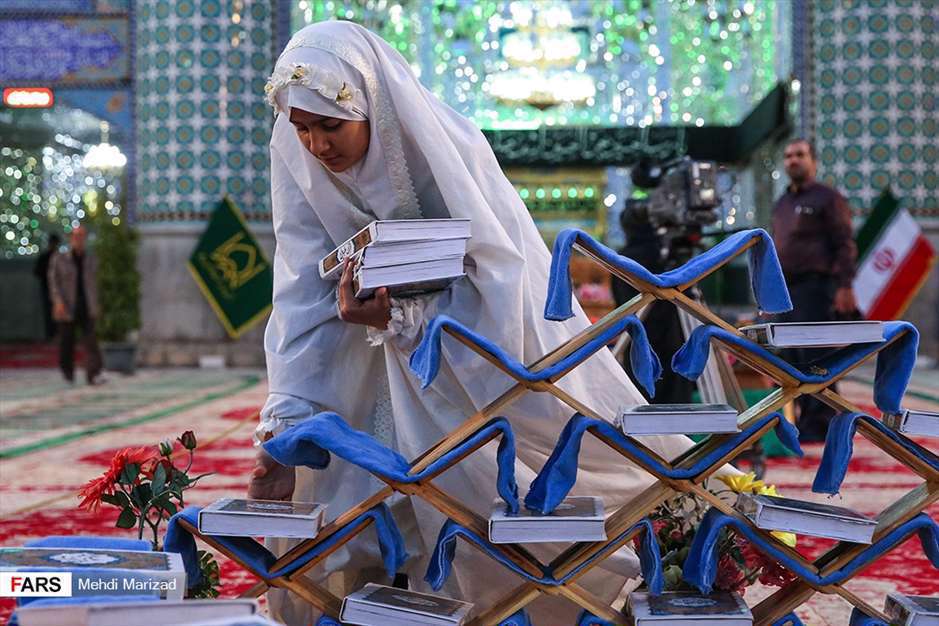 آئین جزء خوانی قرآن در امامزاده محمد هلال بن علی(ع)