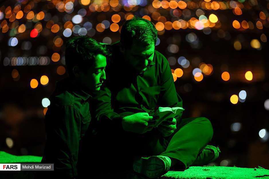 شب قدر در نیایشگاه حضرت خضر نبی(ع) در قم