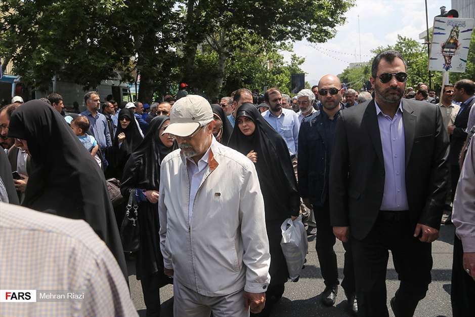 حضور شخصیت‎ها در راهپیمایی روز جهانی قدس ۹۸ 