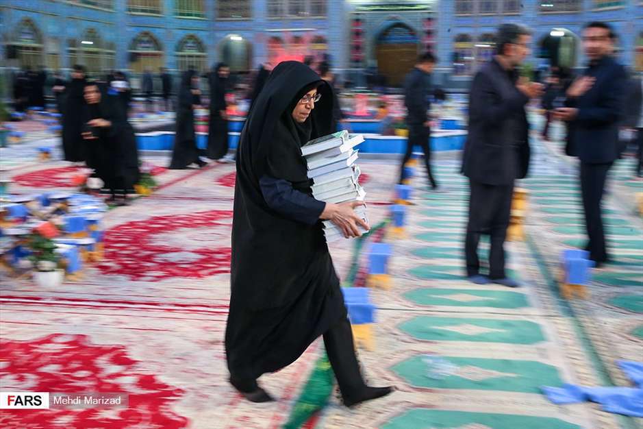 آئین جزء خوانی قرآن در امامزاده محمد هلال بن علی(ع)