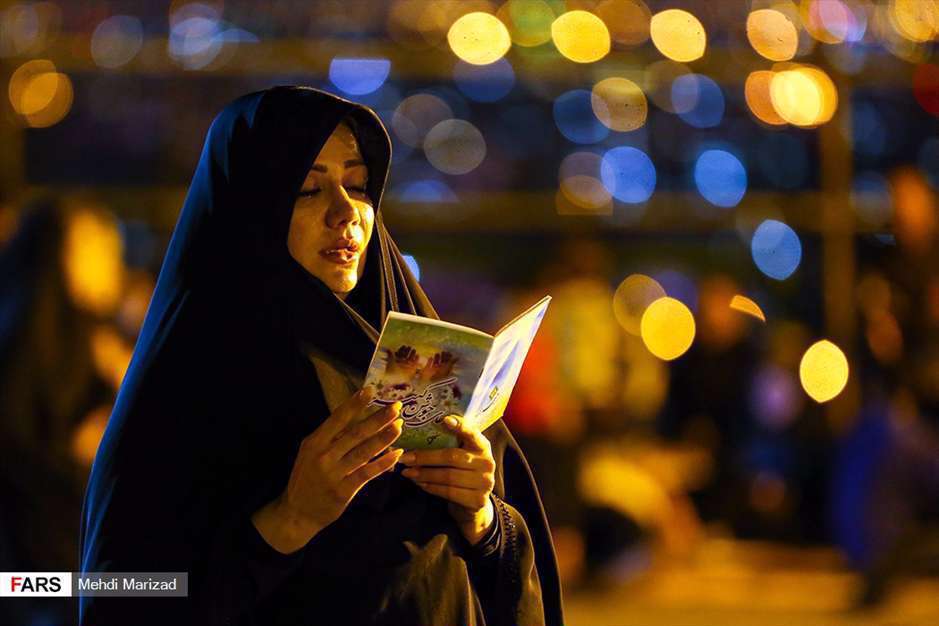 شب قدر در نیایشگاه حضرت خضر نبی(ع) در قم