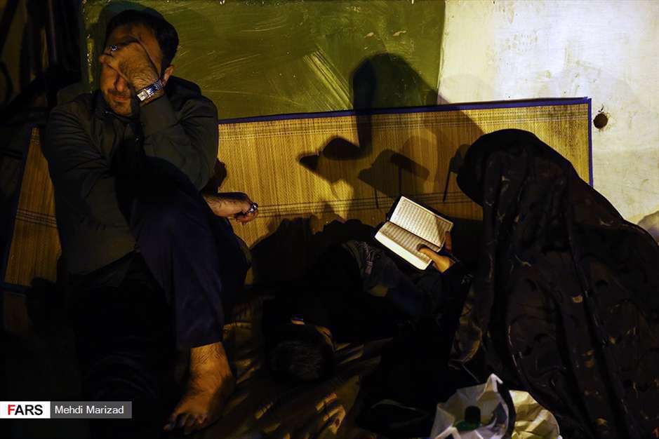 شب قدر در نیایشگاه حضرت خضر نبی(ع) در قم