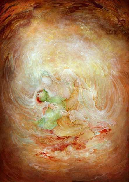 نگارگری شهادت حضرت علی سلام الله 