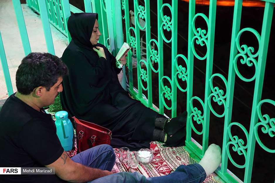 شب قدر در نیایشگاه حضرت خضر نبی(ع) در قم