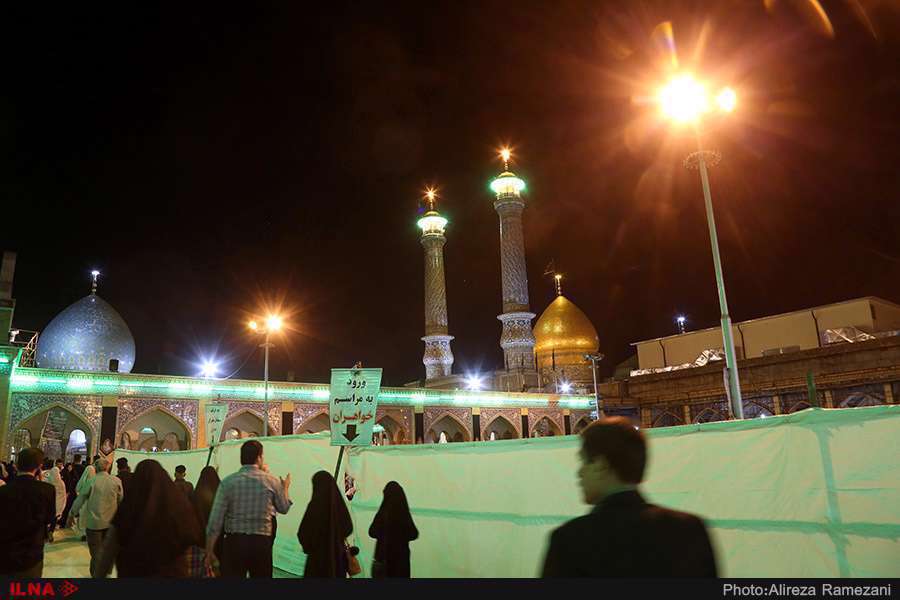  مراسم احیای شب نوزدهم ماه مبارک رمضان در حرم حضرت عبدالعظیم حسنی (ع)