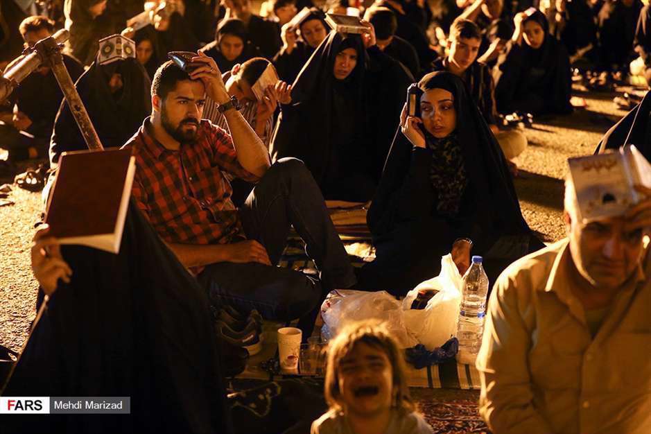 شب قدر در نیایشگاه حضرت خضر نبی(ع) در قم