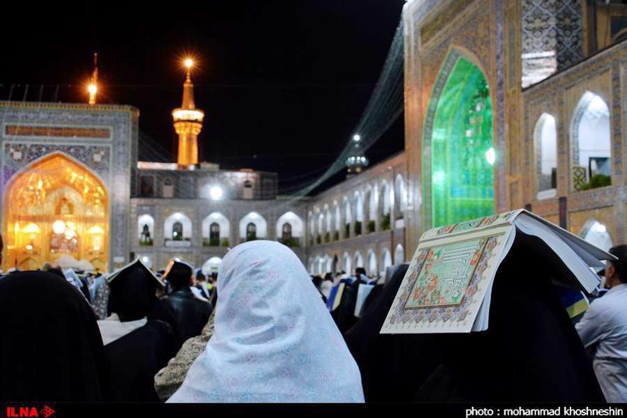 شب قدر در مشهد ، حرم مقدس رضوی