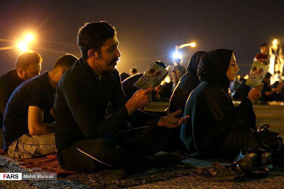 شب قدر در نیایشگاه حضرت خضر نبی(ع) در قم