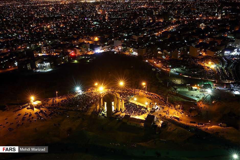 شب قدر در نیایشگاه حضرت خضر نبی(ع) در قم