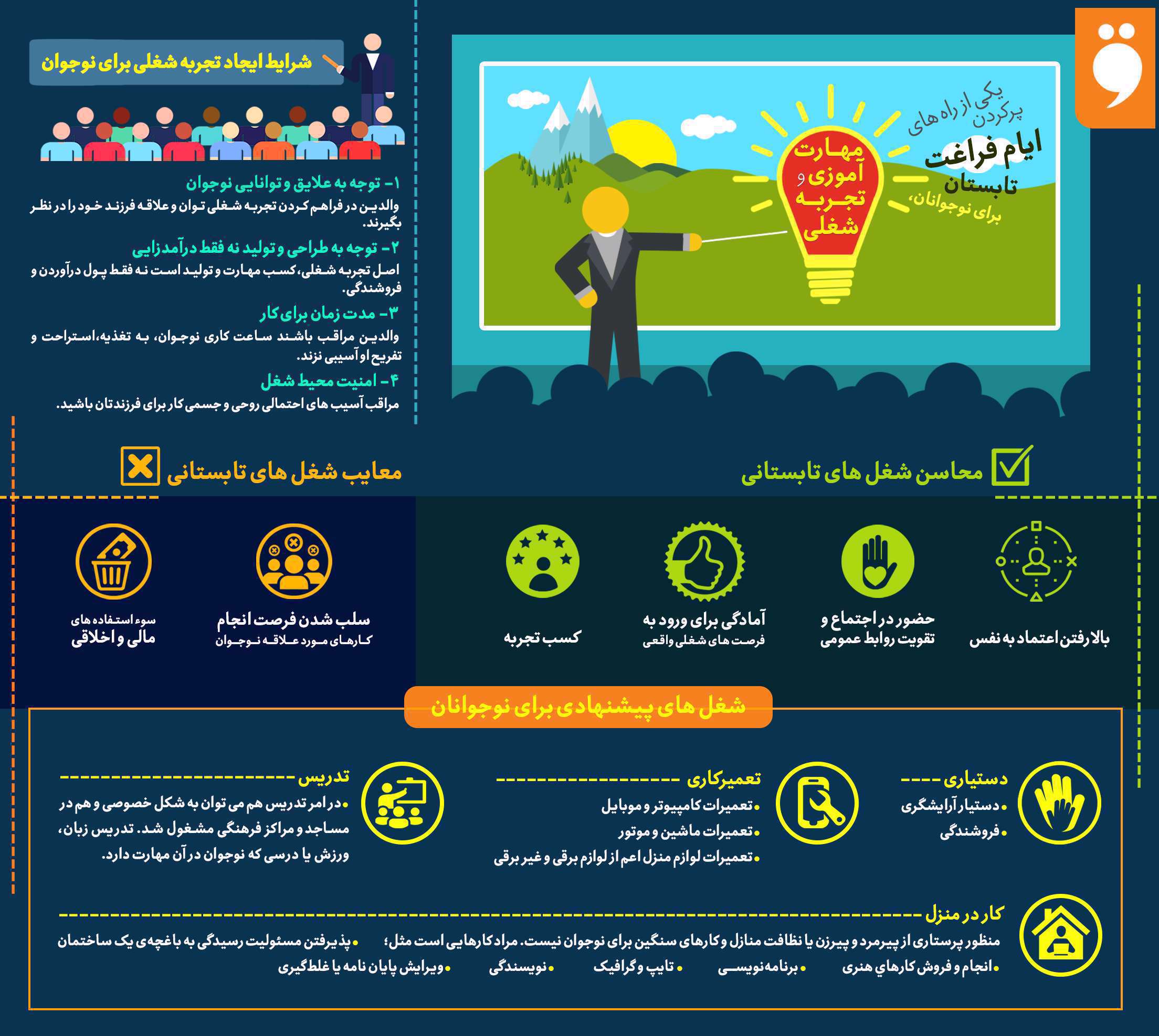 در تابستان کودک کار شوید در تابستان کودک کار شوید