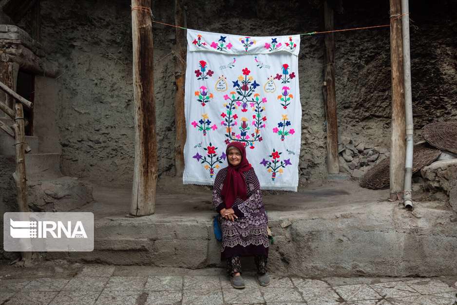 پرده های سنتی شهر خرو