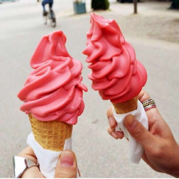 عکس بستنی قیفی قدیمی