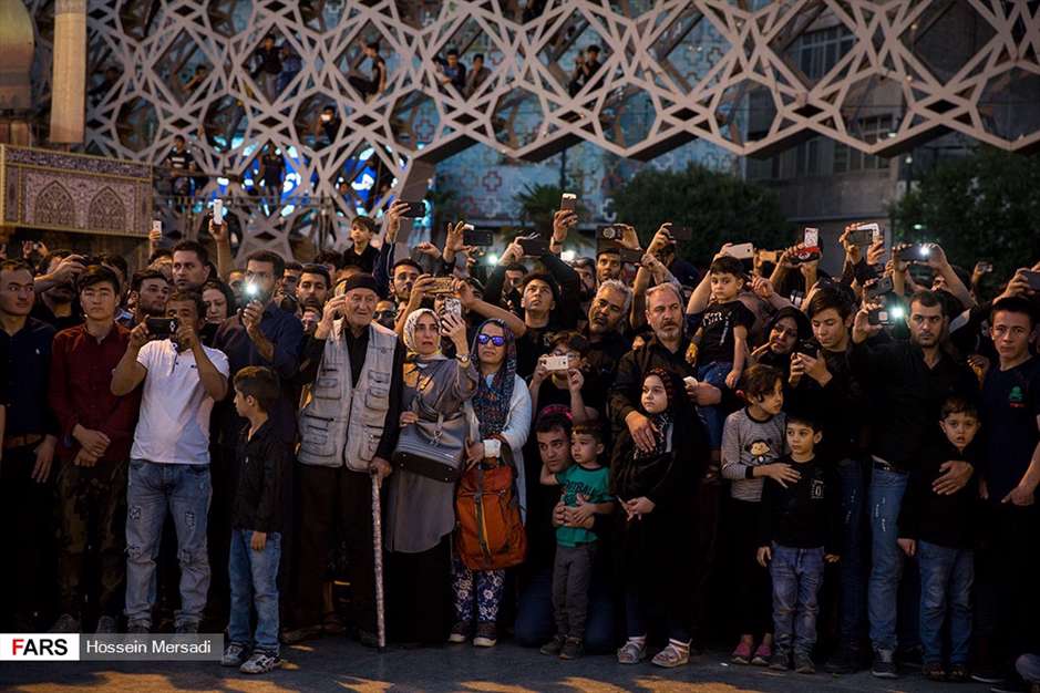 خیمه سوزان عظیم غروب عاشورا در میدان امام حسین (ع)