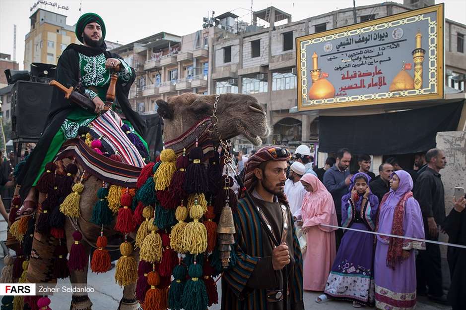 ورود نمادین کاروان امام حسین(ع) به کربلا