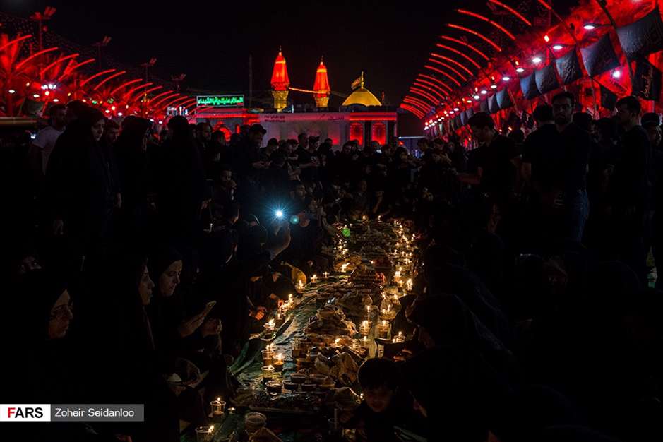 شام غریبان حسینی در کربلا