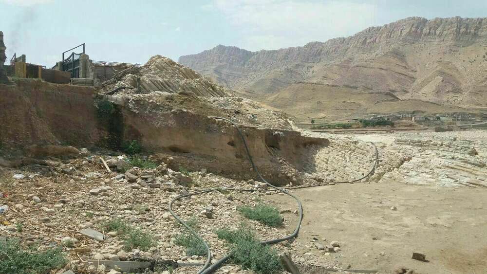 روستای سیل زده
