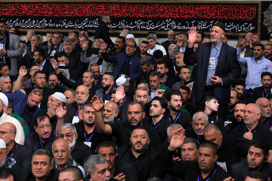 دیدار جمعی از موکب‌داران عراقی