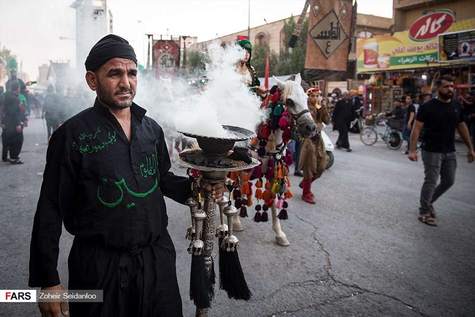 ورود نمادین کاروان امام حسین(ع) به کربلا