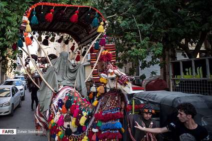 ورود نمادین کاروان امام حسین(ع) به کربلا